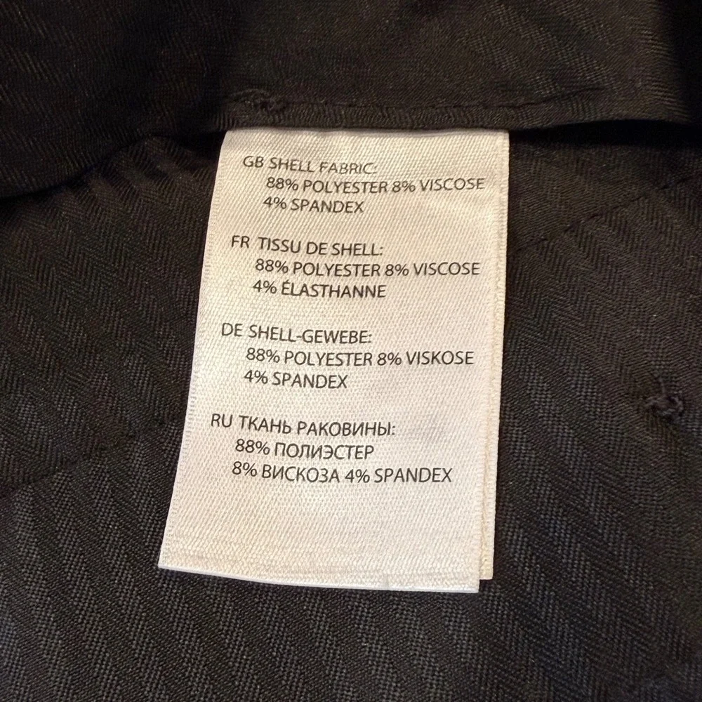 Oak Hill Perfect Fit Mens 46x32 Grey Windowpane Plaid‎ Dress Pants Trousers